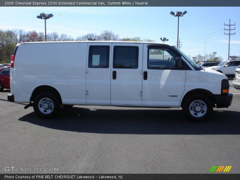 Summit White / Neutral 2005 Chevrolet Express 2500 Extended Commercial Van