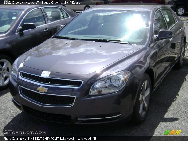 Taupe Gray Metallic / Ebony 2012 Chevrolet Malibu LT