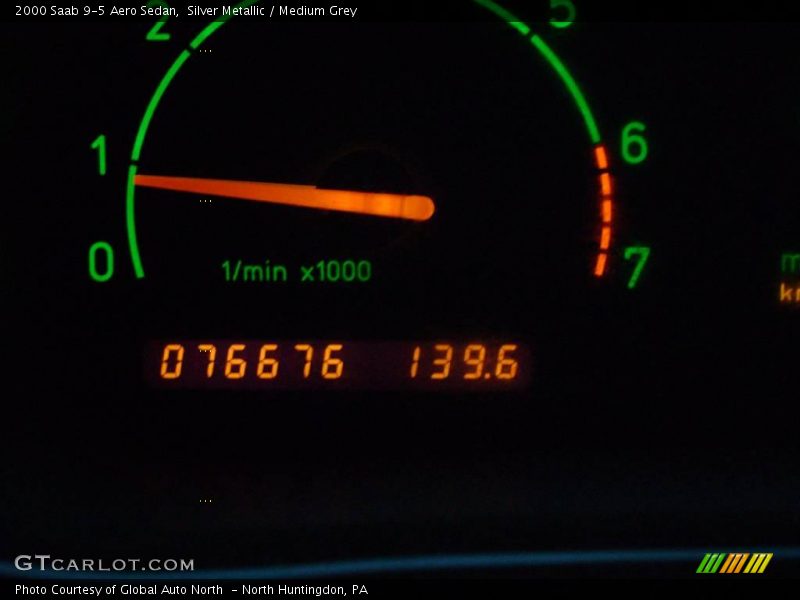 Silver Metallic / Medium Grey 2000 Saab 9-5 Aero Sedan