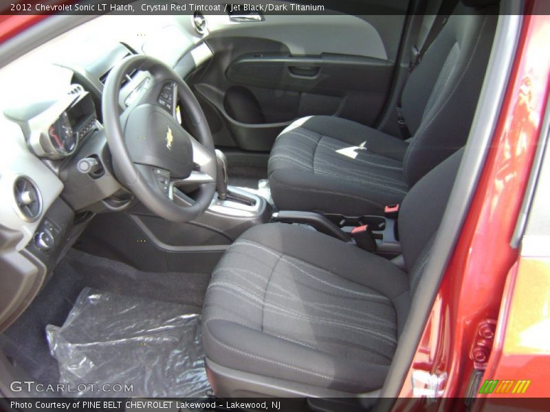 Crystal Red Tintcoat / Jet Black/Dark Titanium 2012 Chevrolet Sonic LT Hatch
