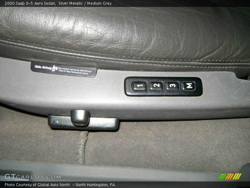 Silver Metallic / Medium Grey 2000 Saab 9-5 Aero Sedan