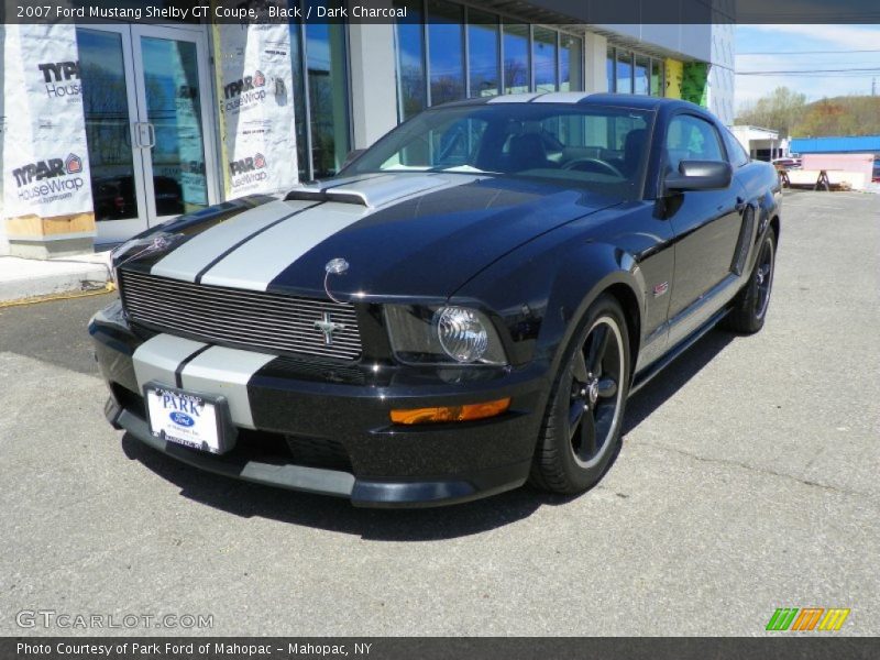 Black / Dark Charcoal 2007 Ford Mustang Shelby GT Coupe
