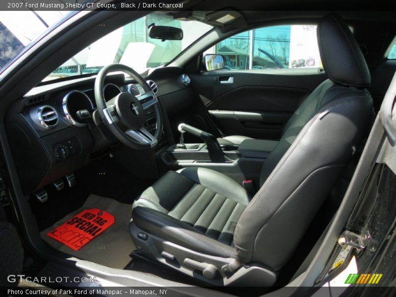 Black / Dark Charcoal 2007 Ford Mustang Shelby GT Coupe