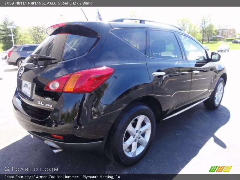 Super Black / Black 2009 Nissan Murano SL AWD