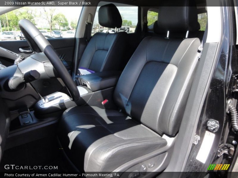 Super Black / Black 2009 Nissan Murano SL AWD