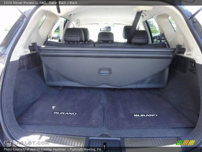 Super Black / Black 2009 Nissan Murano SL AWD