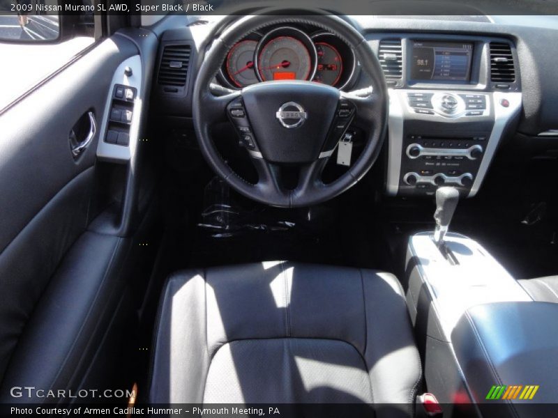 Super Black / Black 2009 Nissan Murano SL AWD