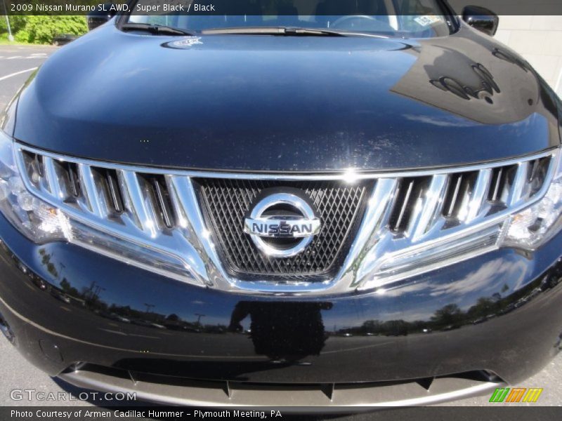 Super Black / Black 2009 Nissan Murano SL AWD