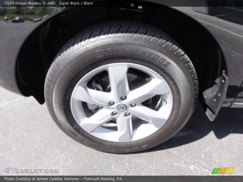Super Black / Black 2009 Nissan Murano SL AWD