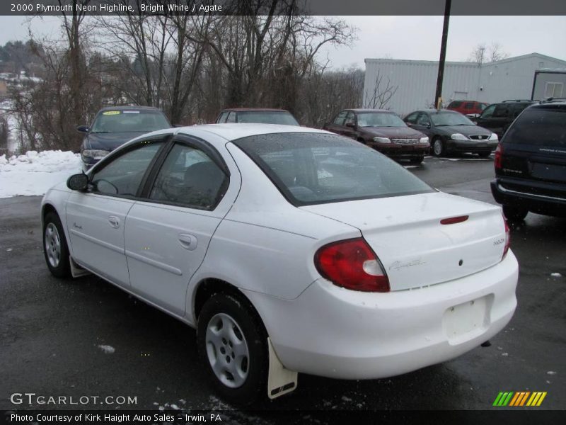 Bright White / Agate 2000 Plymouth Neon Highline
