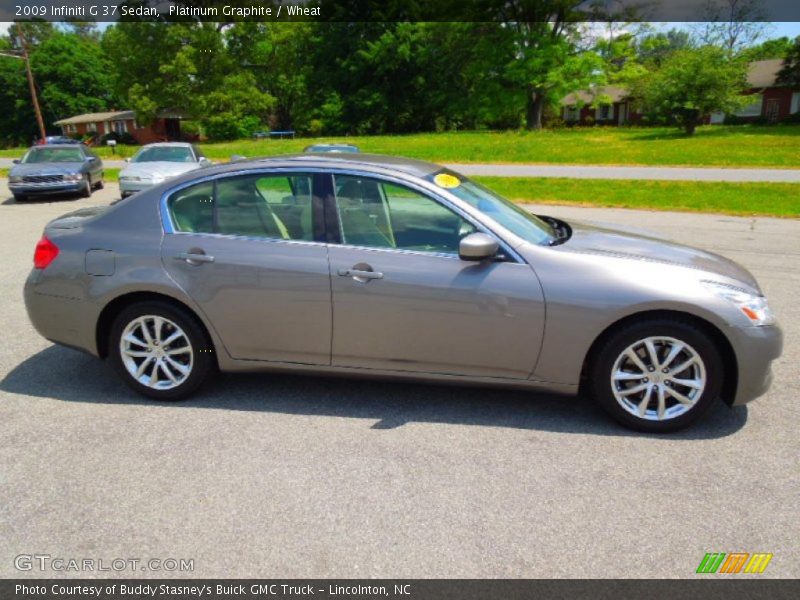 Platinum Graphite / Wheat 2009 Infiniti G 37 Sedan