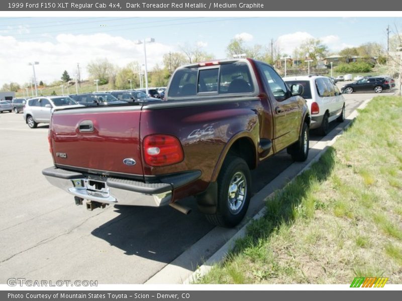 Dark Toreador Red Metallic / Medium Graphite 1999 Ford F150 XLT Regular Cab 4x4