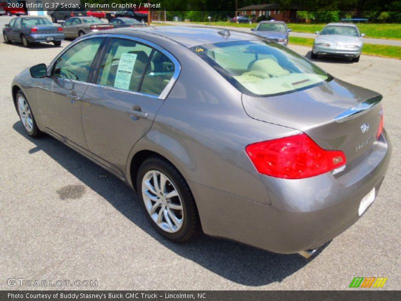 Platinum Graphite / Wheat 2009 Infiniti G 37 Sedan