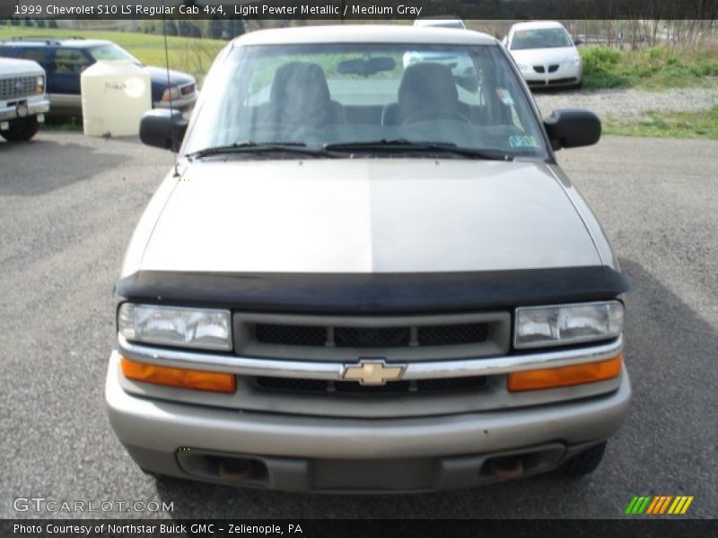 Light Pewter Metallic / Medium Gray 1999 Chevrolet S10 LS Regular Cab 4x4