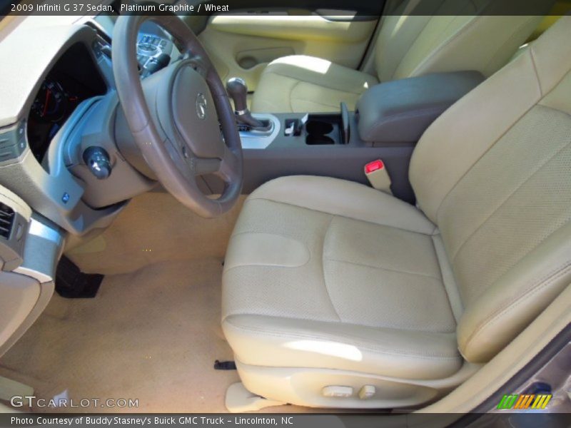 Platinum Graphite / Wheat 2009 Infiniti G 37 Sedan
