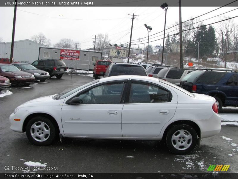 Bright White / Agate 2000 Plymouth Neon Highline