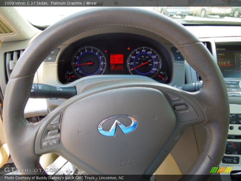 Platinum Graphite / Wheat 2009 Infiniti G 37 Sedan