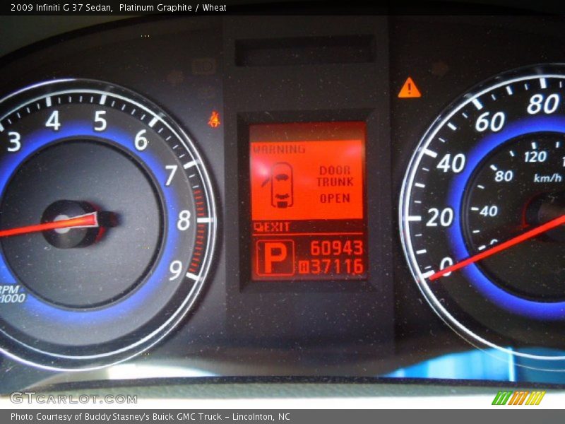 Platinum Graphite / Wheat 2009 Infiniti G 37 Sedan