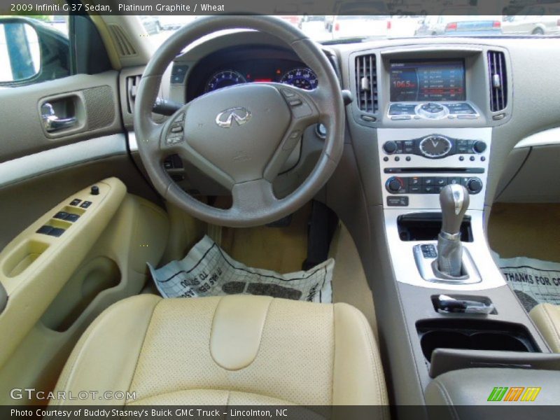 Platinum Graphite / Wheat 2009 Infiniti G 37 Sedan