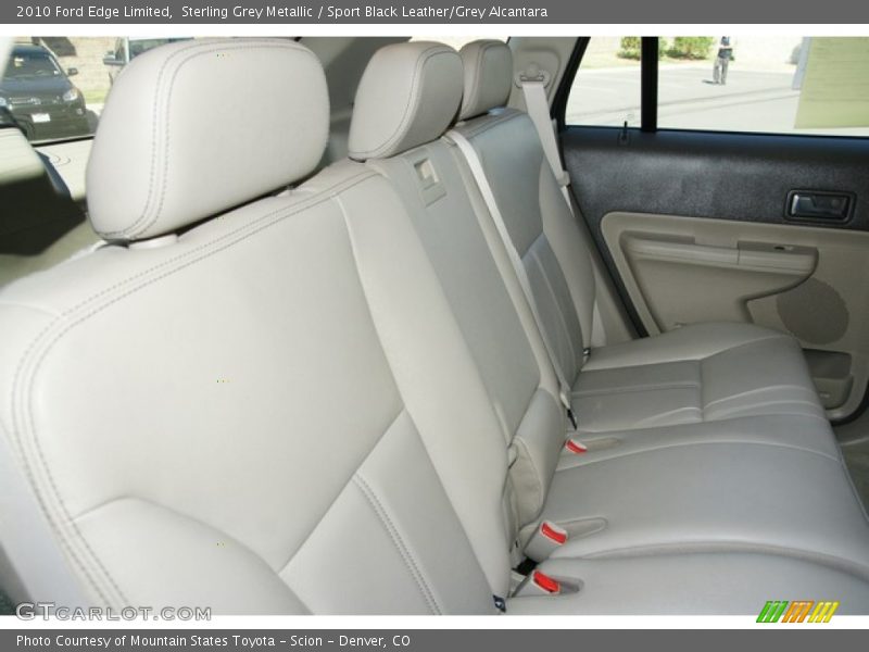 Sterling Grey Metallic / Sport Black Leather/Grey Alcantara 2010 Ford Edge Limited