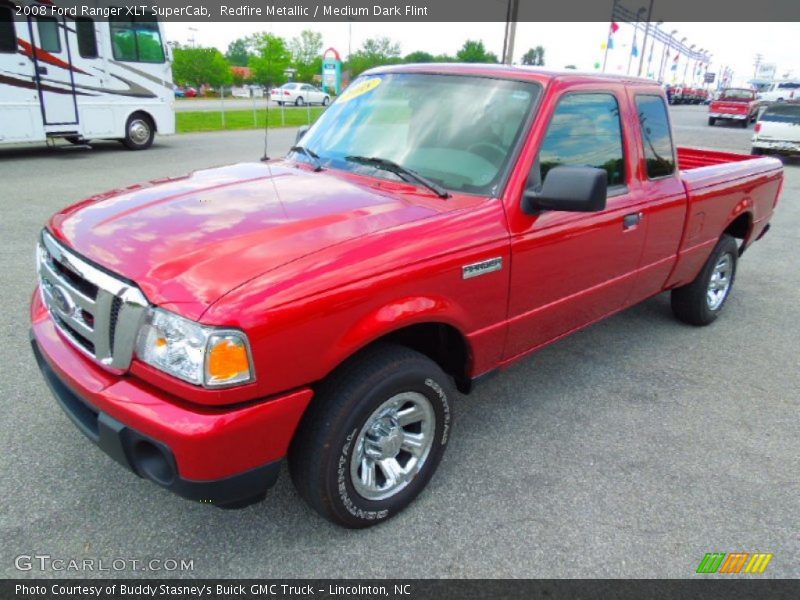 Redfire Metallic / Medium Dark Flint 2008 Ford Ranger XLT SuperCab