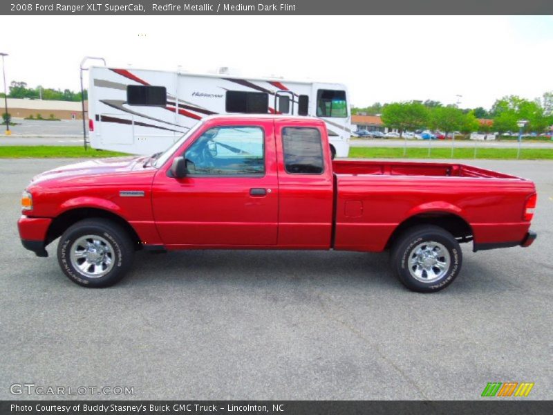 Redfire Metallic / Medium Dark Flint 2008 Ford Ranger XLT SuperCab