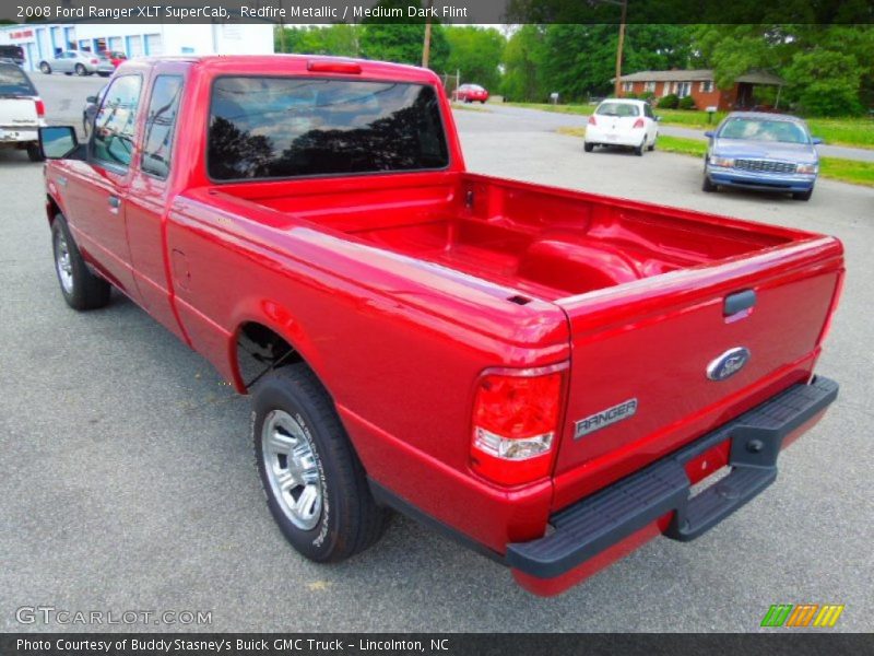 Redfire Metallic / Medium Dark Flint 2008 Ford Ranger XLT SuperCab