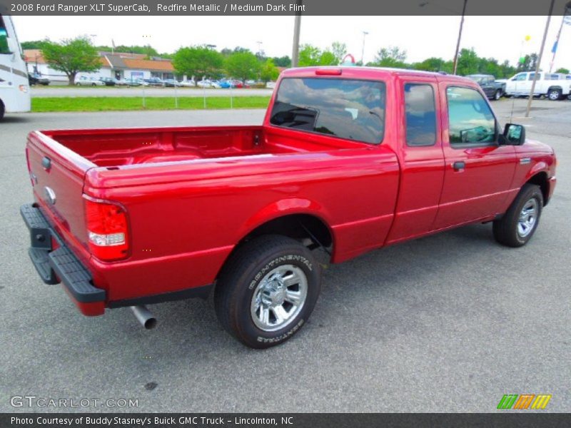 Redfire Metallic / Medium Dark Flint 2008 Ford Ranger XLT SuperCab