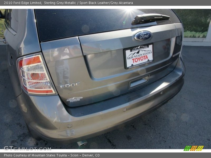 Sterling Grey Metallic / Sport Black Leather/Grey Alcantara 2010 Ford Edge Limited