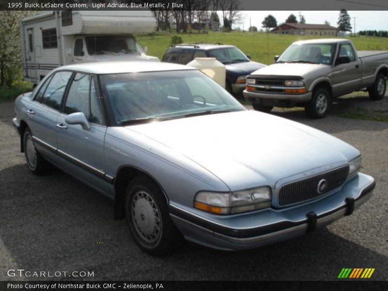 Light Adriatic Blue Metallic / Blue 1995 Buick LeSabre Custom