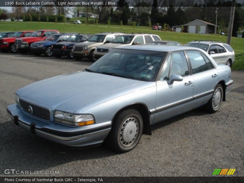 Light Adriatic Blue Metallic / Blue 1995 Buick LeSabre Custom