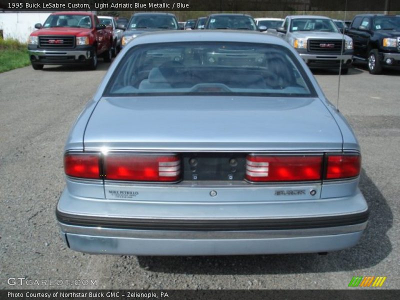 Light Adriatic Blue Metallic / Blue 1995 Buick LeSabre Custom