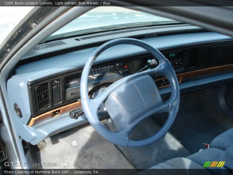 Light Adriatic Blue Metallic / Blue 1995 Buick LeSabre Custom