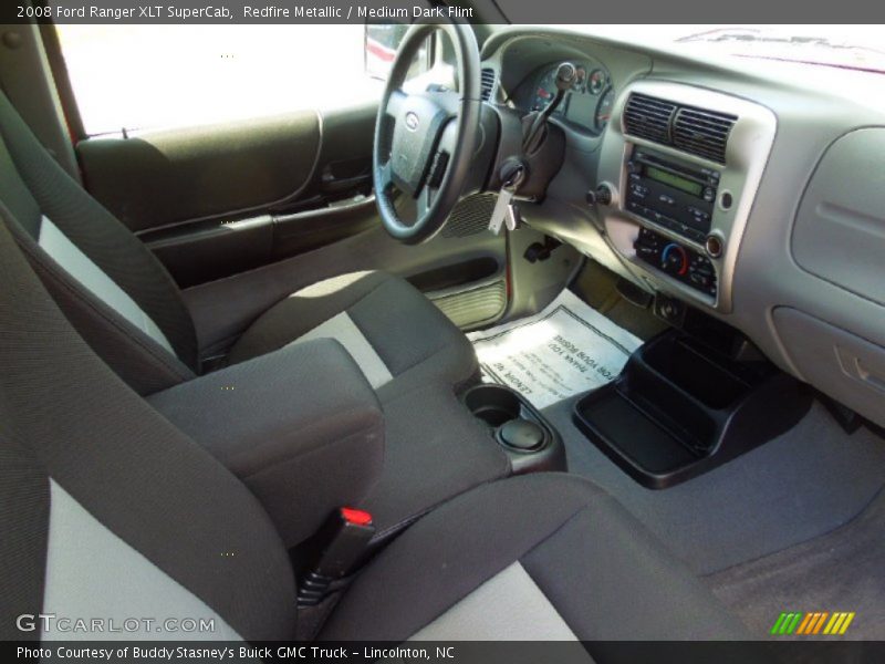 Redfire Metallic / Medium Dark Flint 2008 Ford Ranger XLT SuperCab