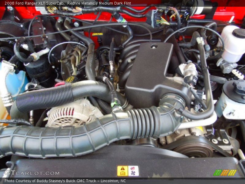Redfire Metallic / Medium Dark Flint 2008 Ford Ranger XLT SuperCab