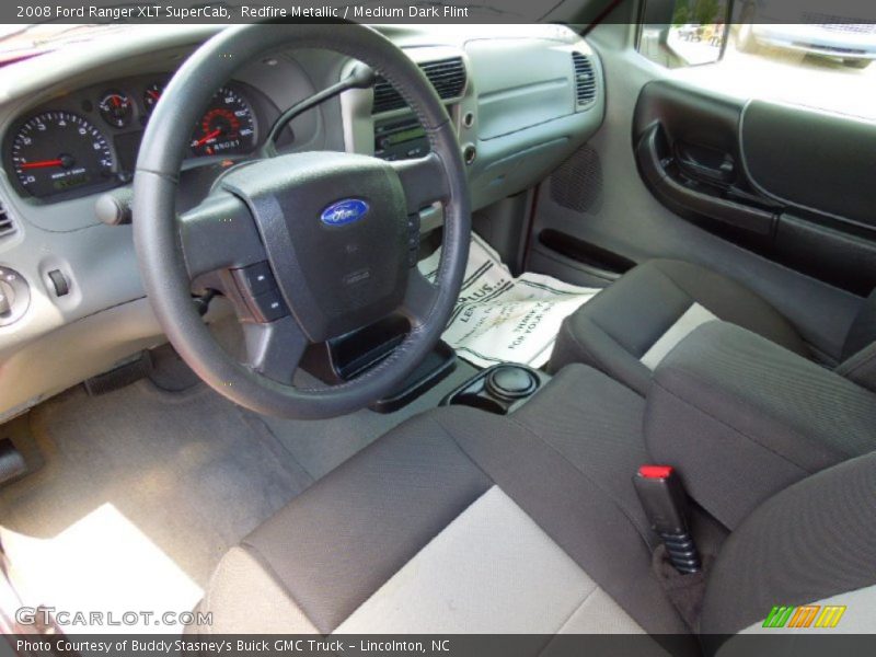 Redfire Metallic / Medium Dark Flint 2008 Ford Ranger XLT SuperCab