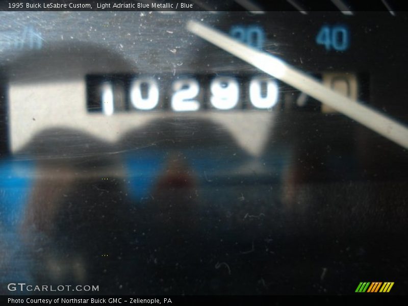 Light Adriatic Blue Metallic / Blue 1995 Buick LeSabre Custom