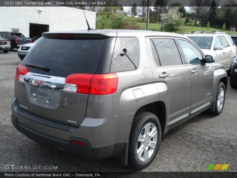 Steel Gray Metallic / Jet Black 2012 GMC Terrain SLE AWD