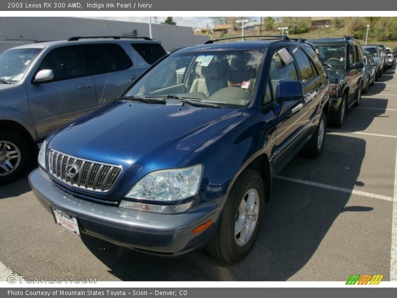 Indigo Ink Pearl / Ivory 2003 Lexus RX 300 AWD