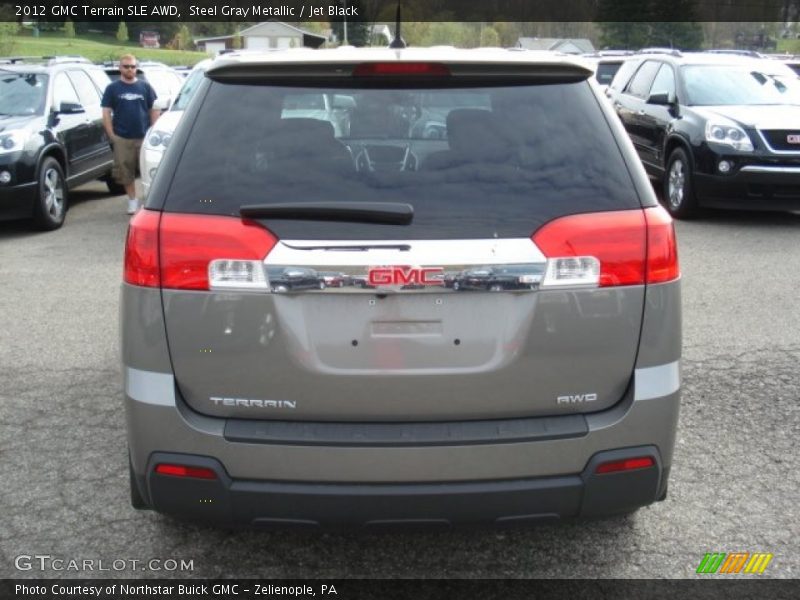 Steel Gray Metallic / Jet Black 2012 GMC Terrain SLE AWD