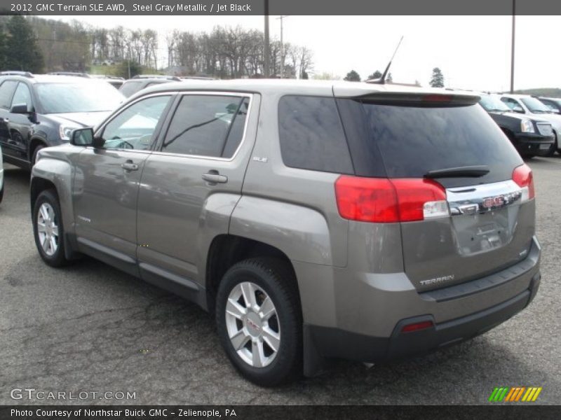 Steel Gray Metallic / Jet Black 2012 GMC Terrain SLE AWD