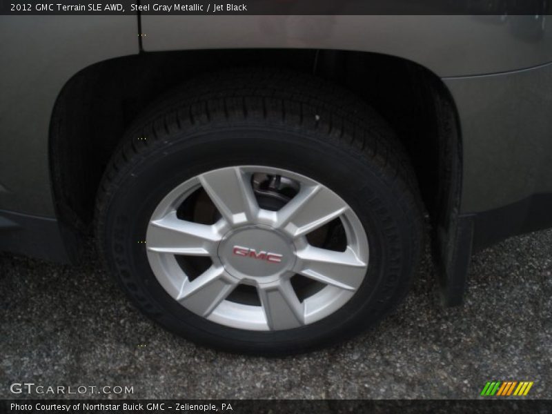 Steel Gray Metallic / Jet Black 2012 GMC Terrain SLE AWD