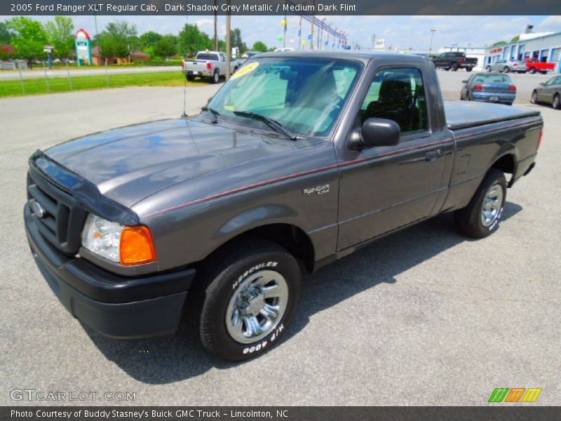 Dark Shadow Grey Metallic / Medium Dark Flint 2005 Ford Ranger XLT Regular Cab