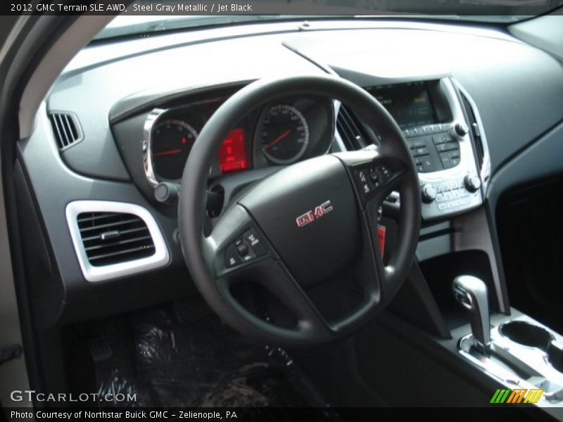 Steel Gray Metallic / Jet Black 2012 GMC Terrain SLE AWD