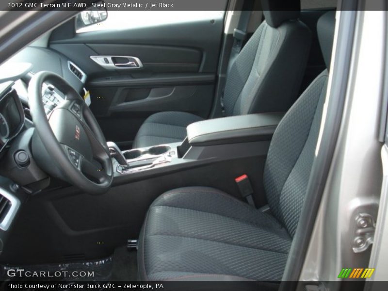 Steel Gray Metallic / Jet Black 2012 GMC Terrain SLE AWD