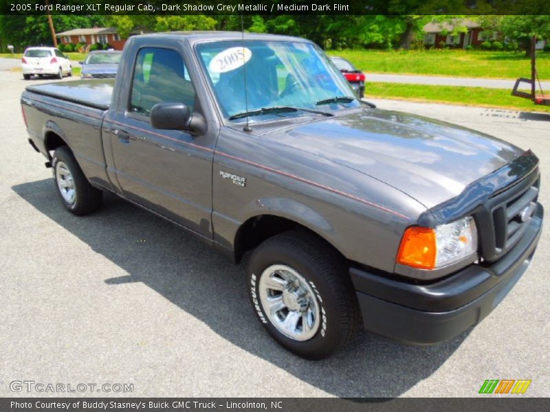 Dark Shadow Grey Metallic / Medium Dark Flint 2005 Ford Ranger XLT Regular Cab