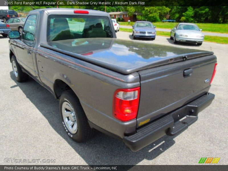 Dark Shadow Grey Metallic / Medium Dark Flint 2005 Ford Ranger XLT Regular Cab
