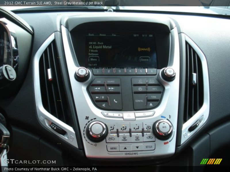 Steel Gray Metallic / Jet Black 2012 GMC Terrain SLE AWD