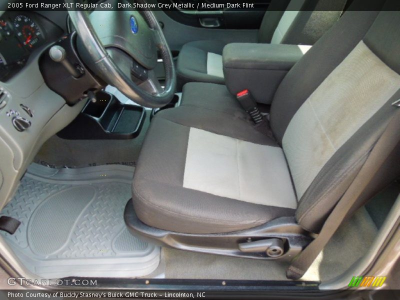 Dark Shadow Grey Metallic / Medium Dark Flint 2005 Ford Ranger XLT Regular Cab