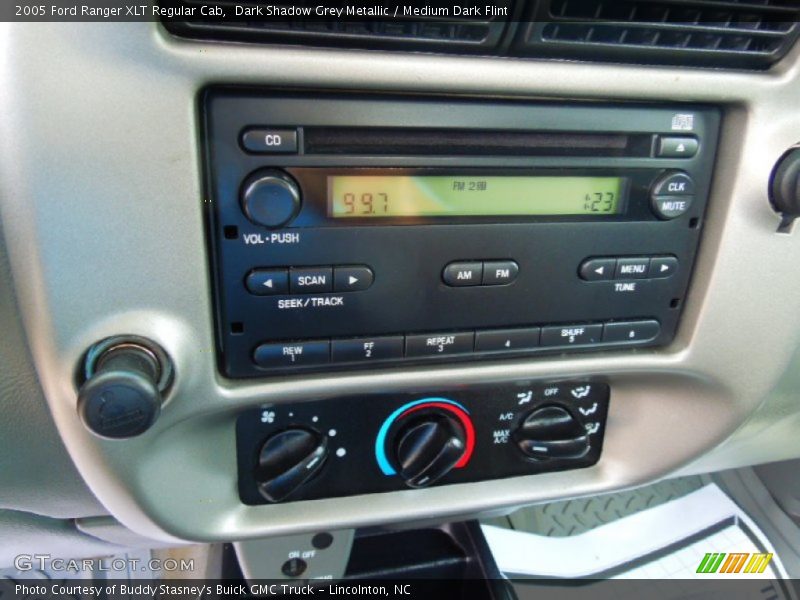 Dark Shadow Grey Metallic / Medium Dark Flint 2005 Ford Ranger XLT Regular Cab